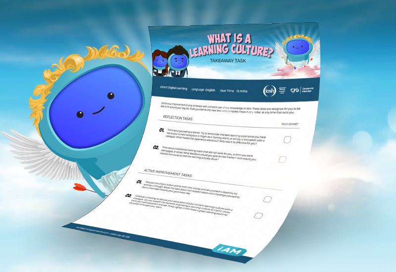 Building a Learning Culture Takeaway Task