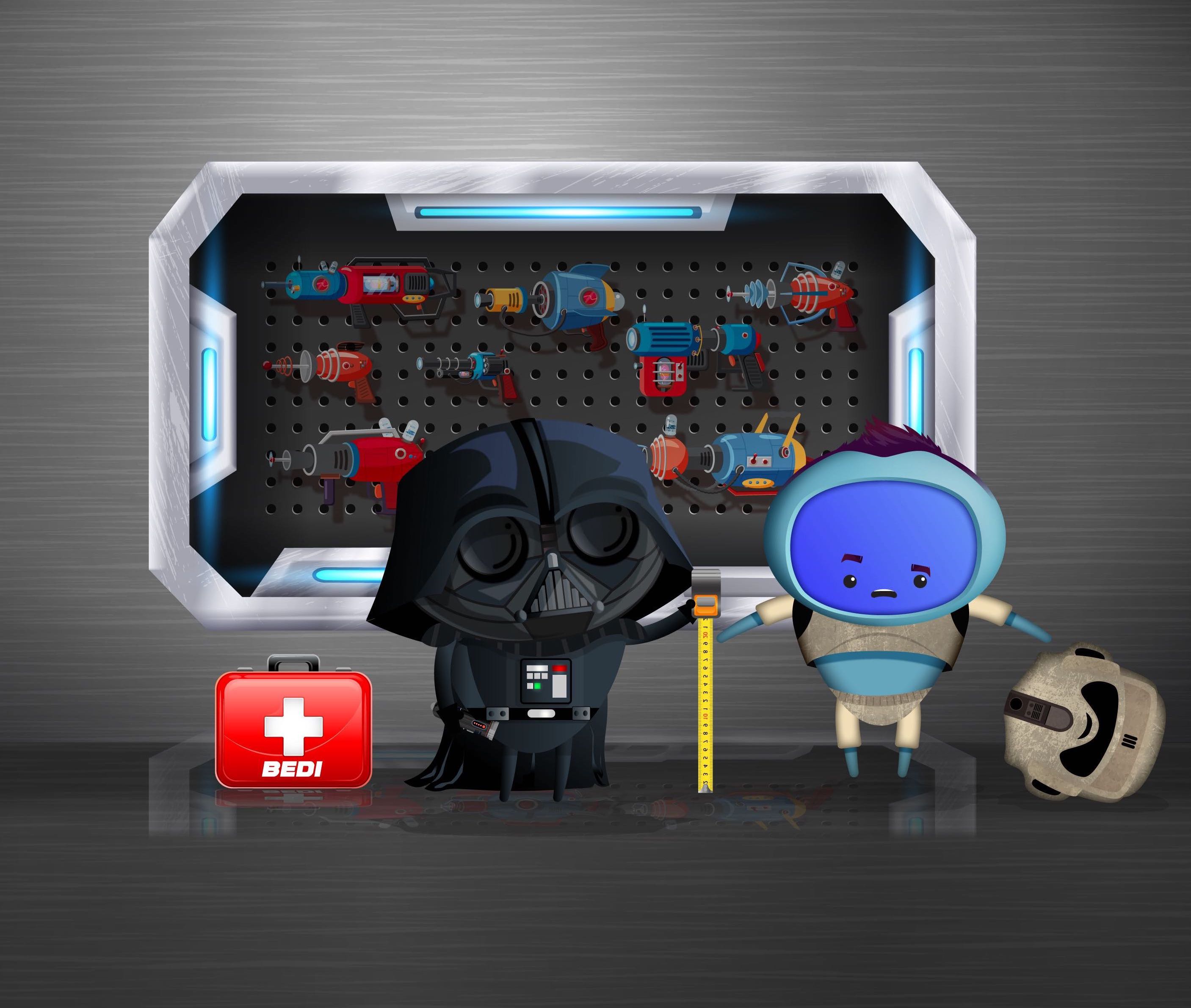 Star Wars Weapons Room With 1st Aid Kit-2